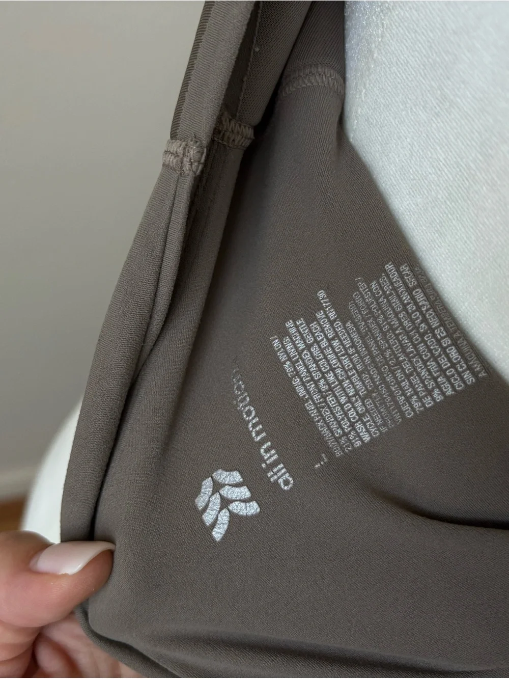 all in motion Women's Athletic Crop Tank Top in Taupe L
